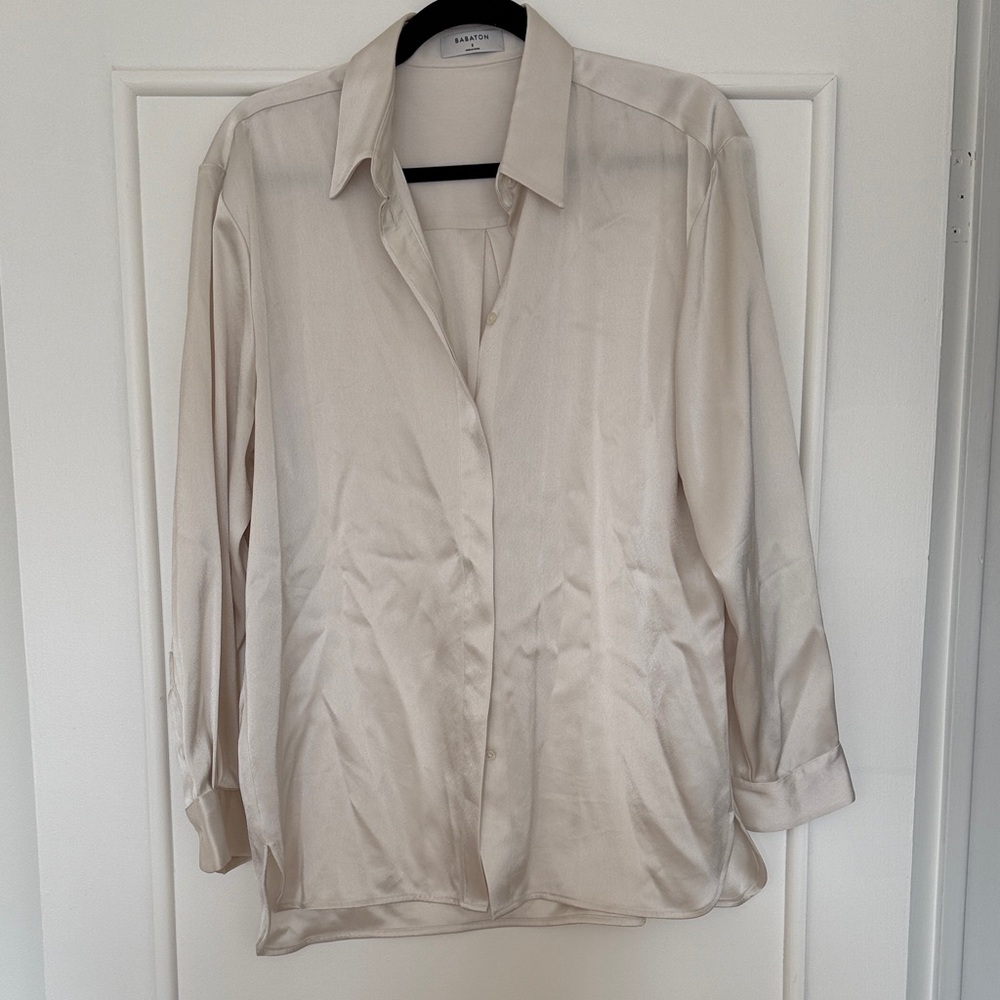 Babaton Sable Silk Shirt